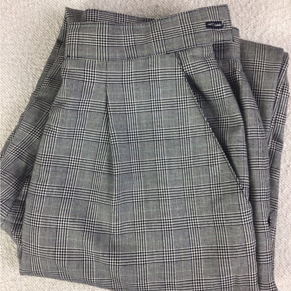 Lauren Ralph Lauren Vintage Women’s Glen Plaid Pleated Career Cuffed Slacks 8 - Picture 4 of 13